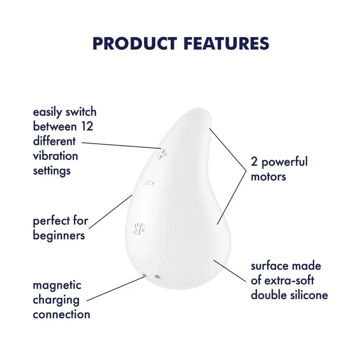 Satisfyer Dew Drop Lay - on Vibrator - Rolik®