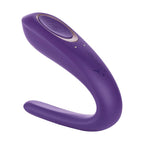 Satisfyer Double Classic Partner Vibrator - Purple