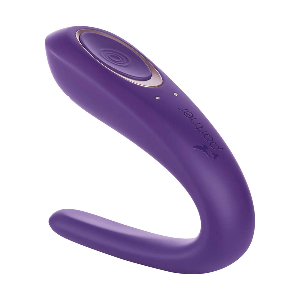 Satisfyer Double Classic Partner Vibrator - Purple