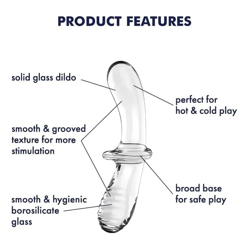 Satisfyer Double Crystal Glass Dildo - Rolik®