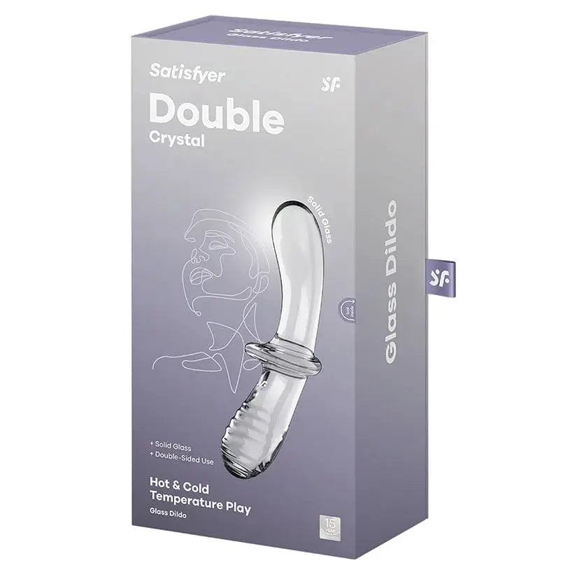 Satisfyer Double Crystal Glass Dildo - Rolik®