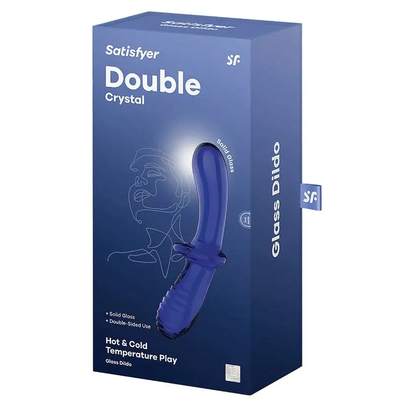 Satisfyer Double Crystal Glass Dildo - Rolik®