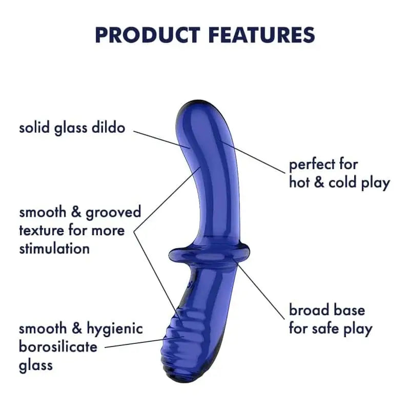 Satisfyer Double Crystal Glass Dildo - Rolik®