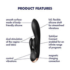 Satisfyer Double Flex Smart Rabbit Vibrator - Rolik®