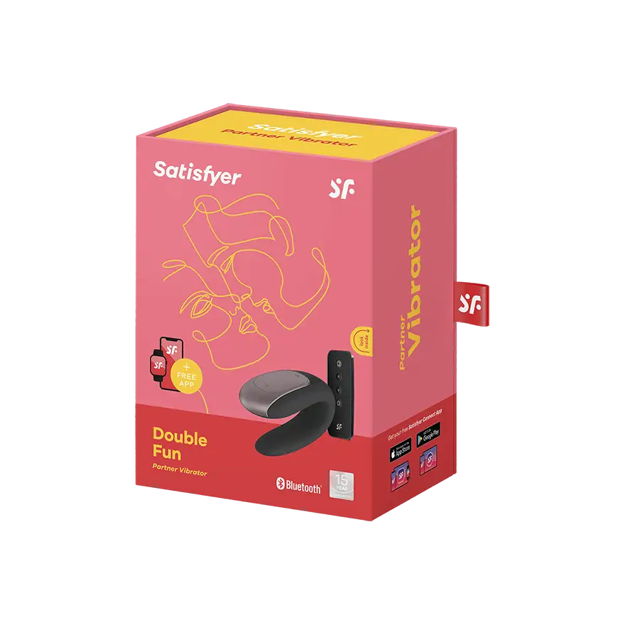 Satisfyer Double Fun Partner Remote Smart Vibrator - Rolik®
