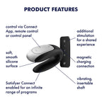 Satisfyer Double Fun Partner Remote Smart Vibrator - Rolik®