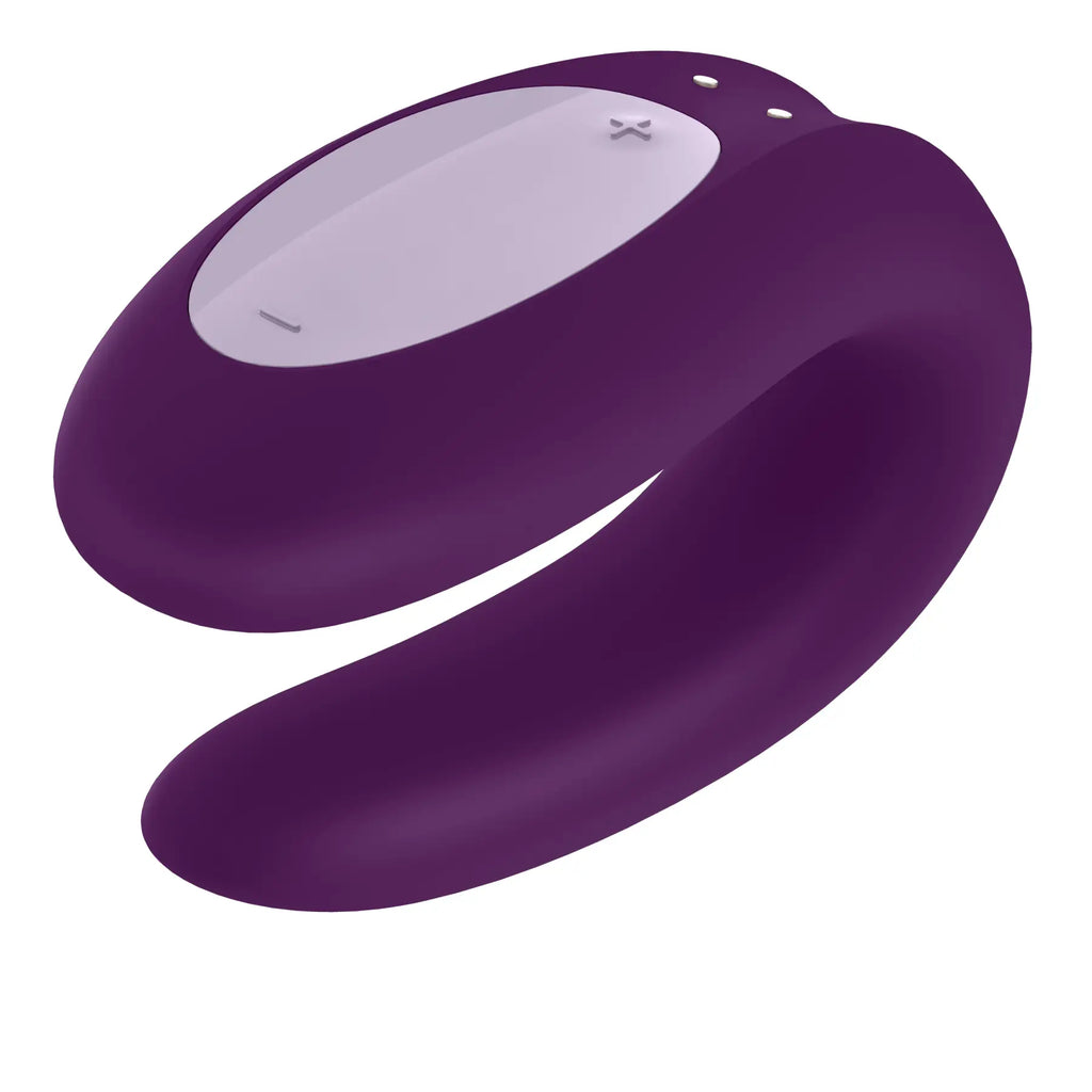 Satisfyer Double Joy Partner Smart Vibrator - Purple