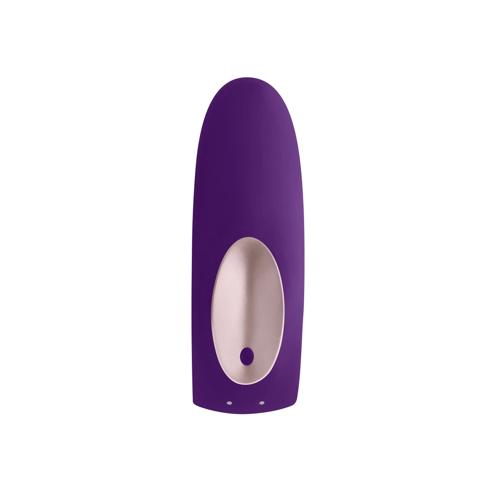 Satisfyer Double Plus Remote Partner Vibrator - Purple