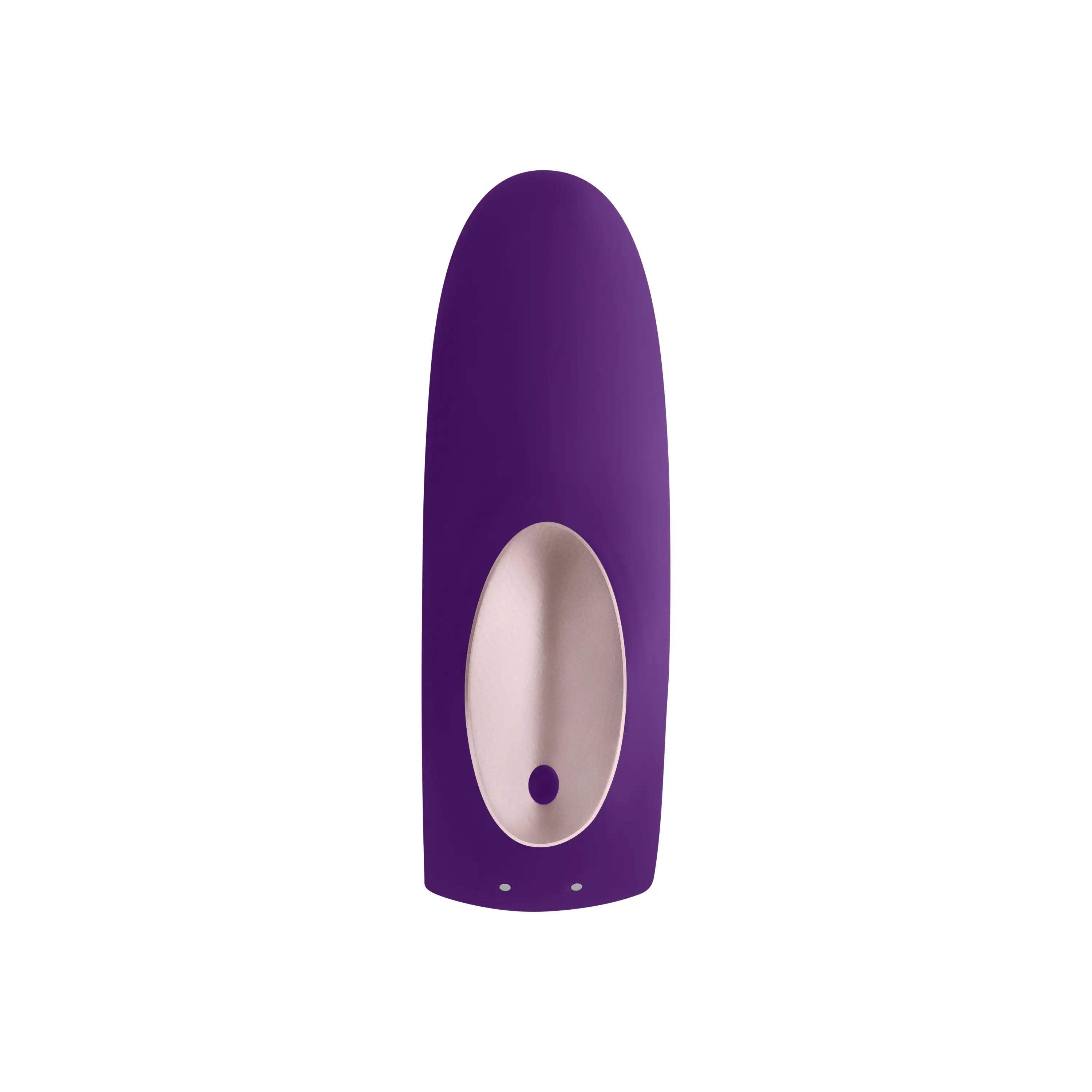 Satisfyer Double Plus Remote Partner Vibrator - Purple