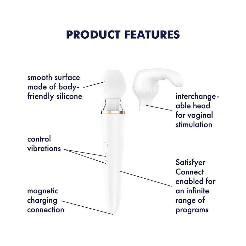 Satisfyer Double Wand - er Smart Wand Vibrator - Rolik®