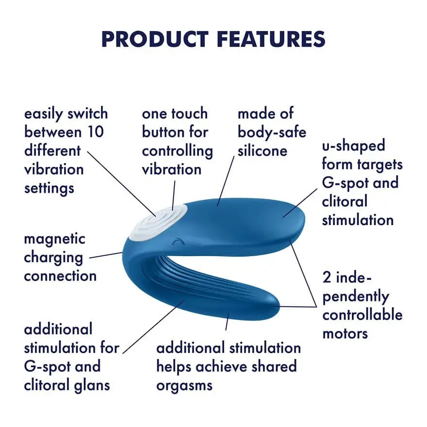 Satisfyer Double Whale Partner Vibrator - Rolik®