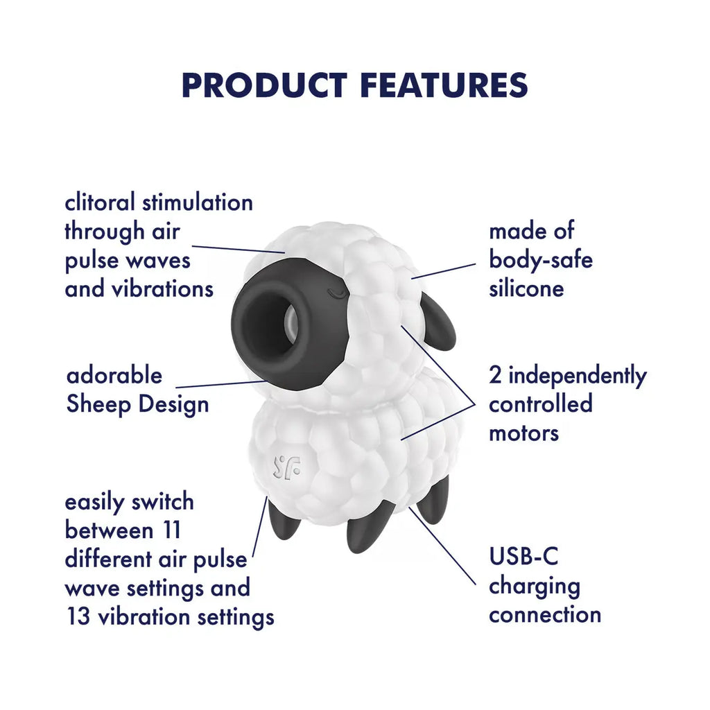 Satisfyer Dreamy Sheep Air Pulse & Vibration Toy