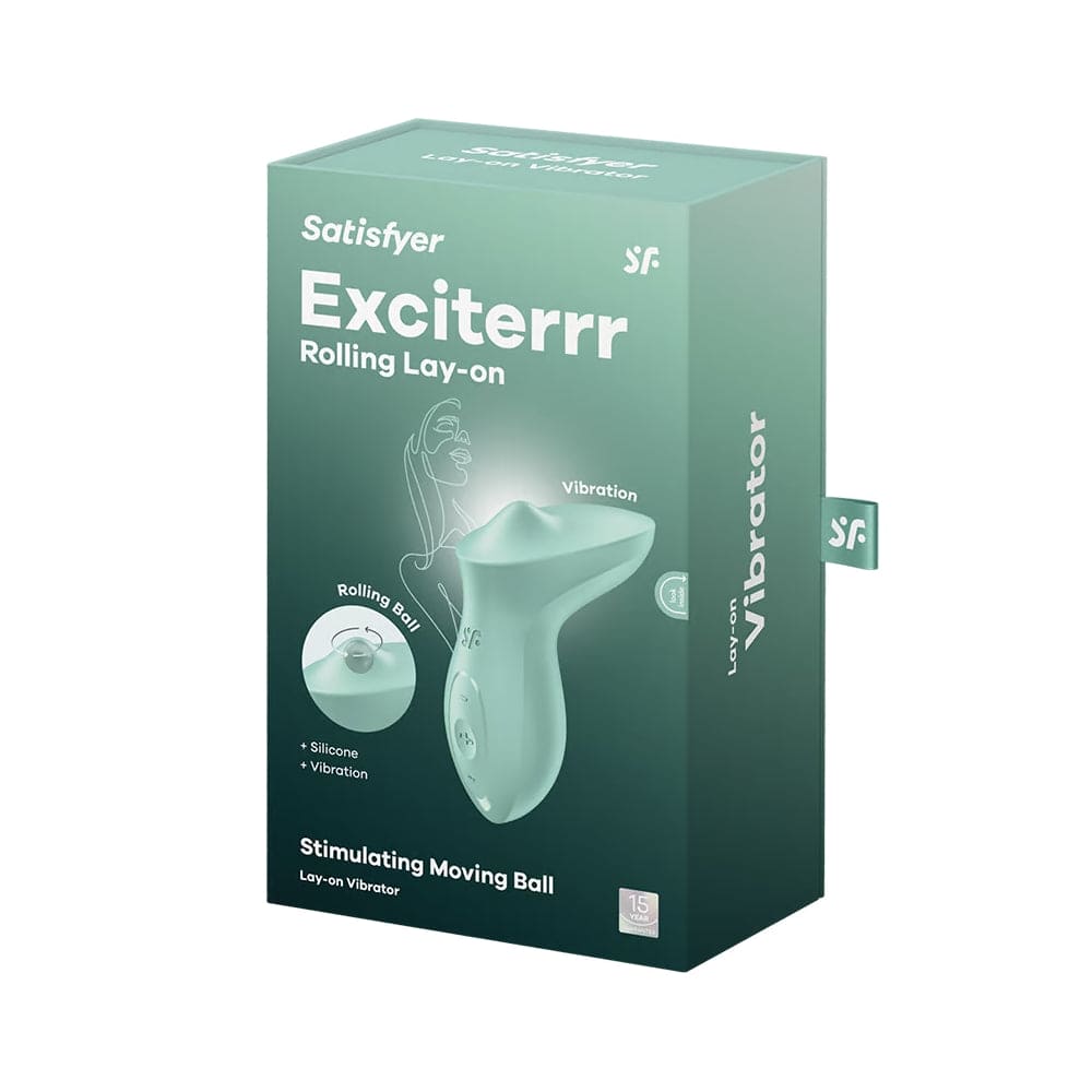 Satisfyer Exciterrr Rolling Lay-on Vibrator Mint - Rolik®