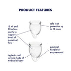 Satisfyer Feel Confident Menstrual Cups - Cup