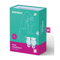 Satisfyer Feel Confident Menstrual Cups - Sky Blue - Cup