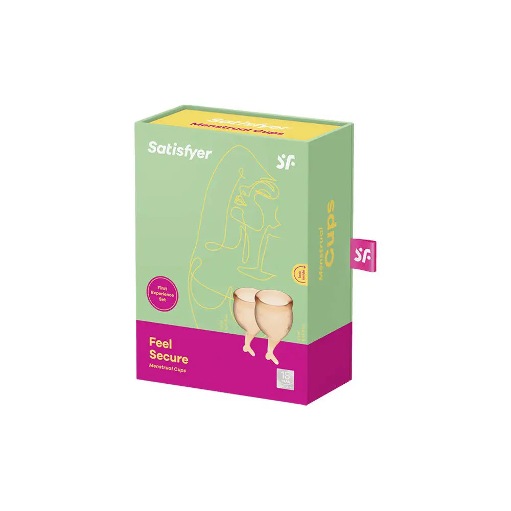Satisfyer Feel Secure Menstrual Cups - Orange - Cup