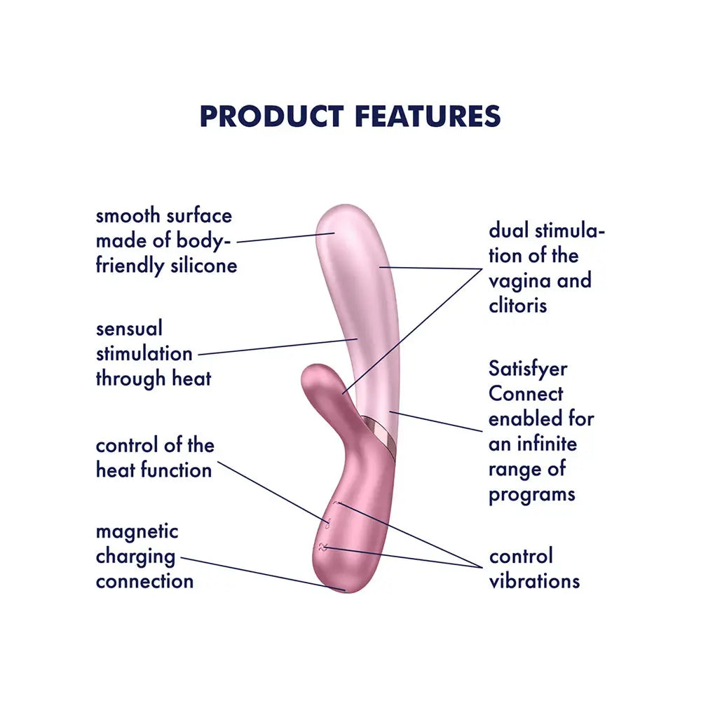 Satisfyer Hot Lover Warming Dual Stim Smart Vibrator