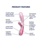 Satisfyer Hot Lover Warming Dual Stim Smart Vibrator