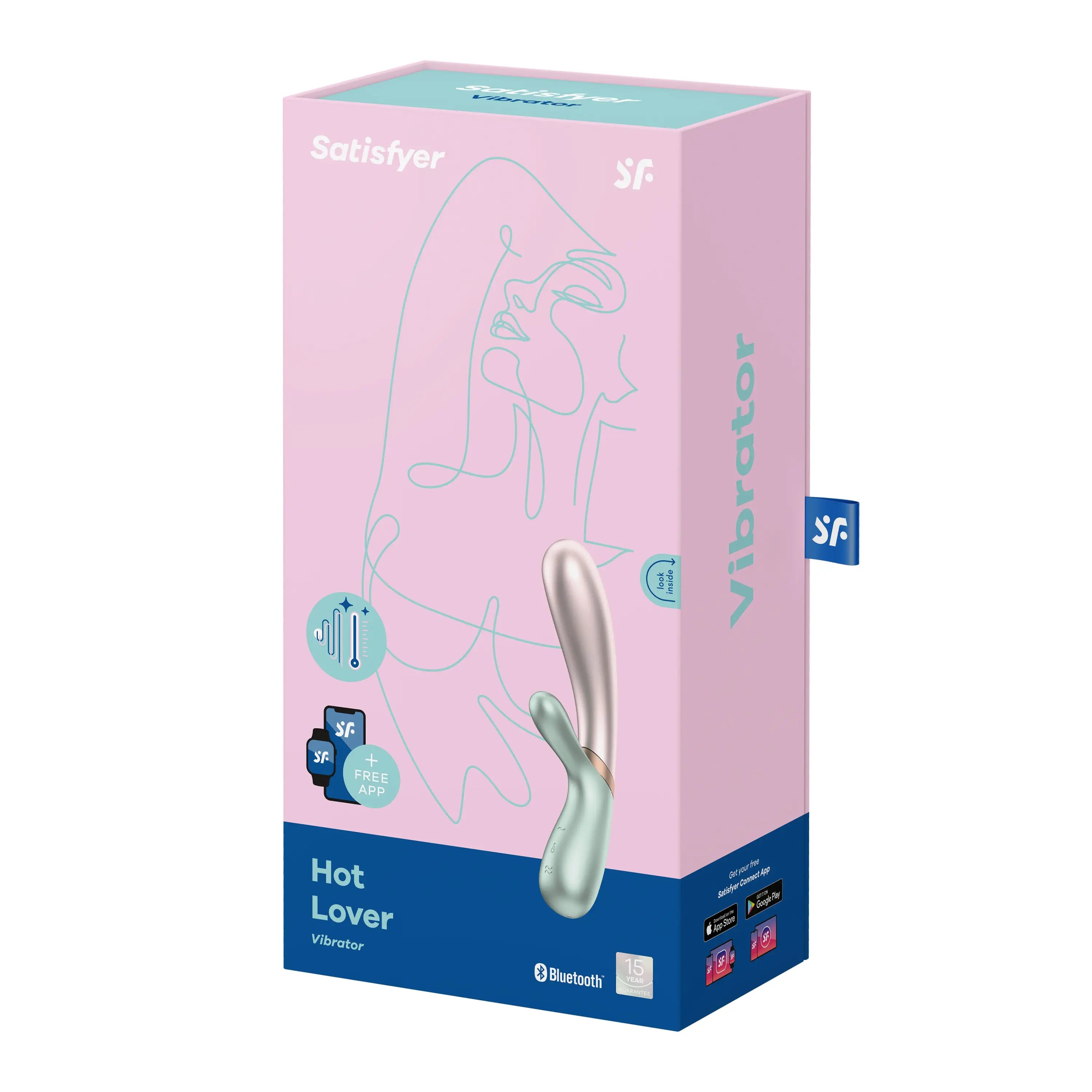Satisfyer Hot Lover Warming Dual Stim Smart Vibrator
