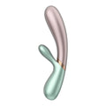Satisfyer Hot Lover Warming Dual Stim Smart Vibrator - Green