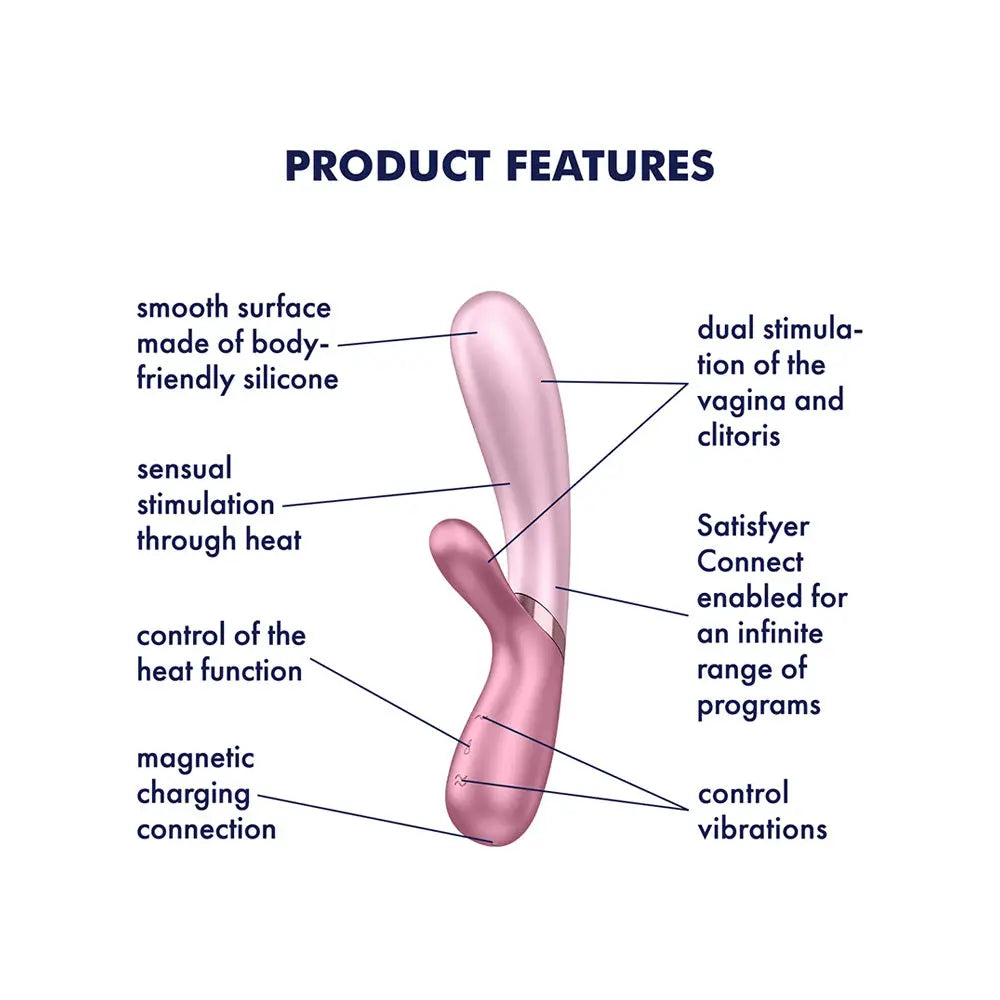 Satisfyer Hot Lover Warming Dual Stim Smart Vibrator