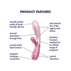 Satisfyer Hot Lover Warming Dual Stim Smart Vibrator