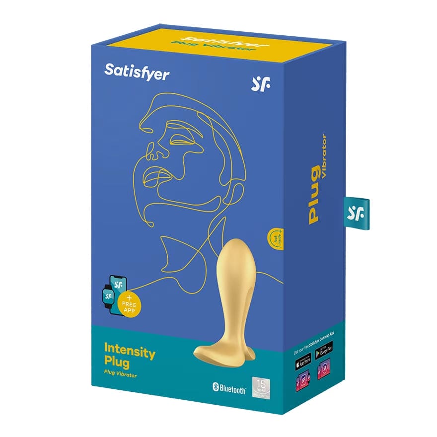 Satisfyer Intensity Plug Smart Vibrator Gold - Rolik®