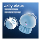 Satisfyer Jelly-cious Air Pulse & Vibration Toy Blue