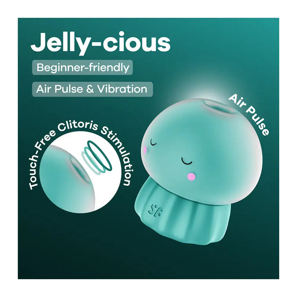 Satisfyer Jelly-cious Air Pulse & Vibration Toy Green