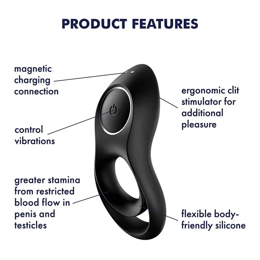 Satisfyer Legendary Duo Vibrating C - Ring - Rolik®