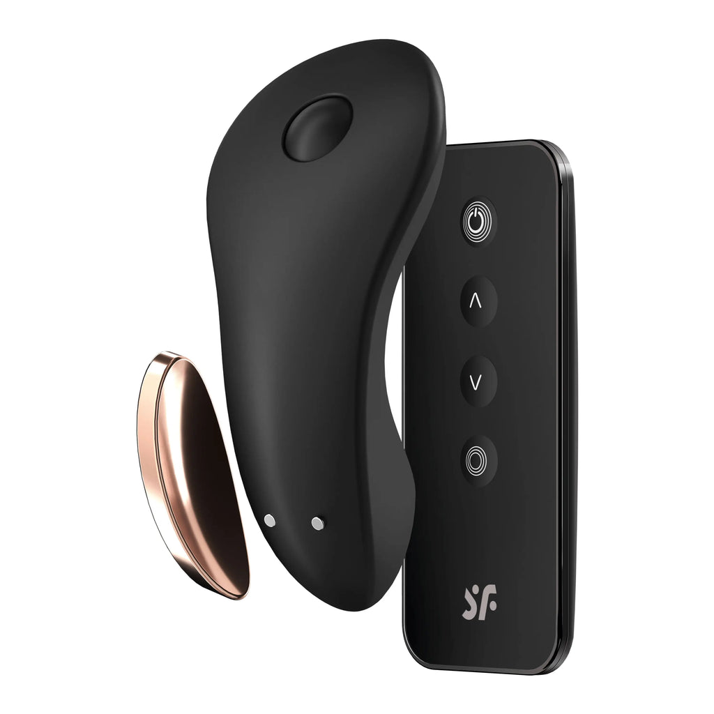 Satisfyer Little Secret Smart Panty Vibrator - Black