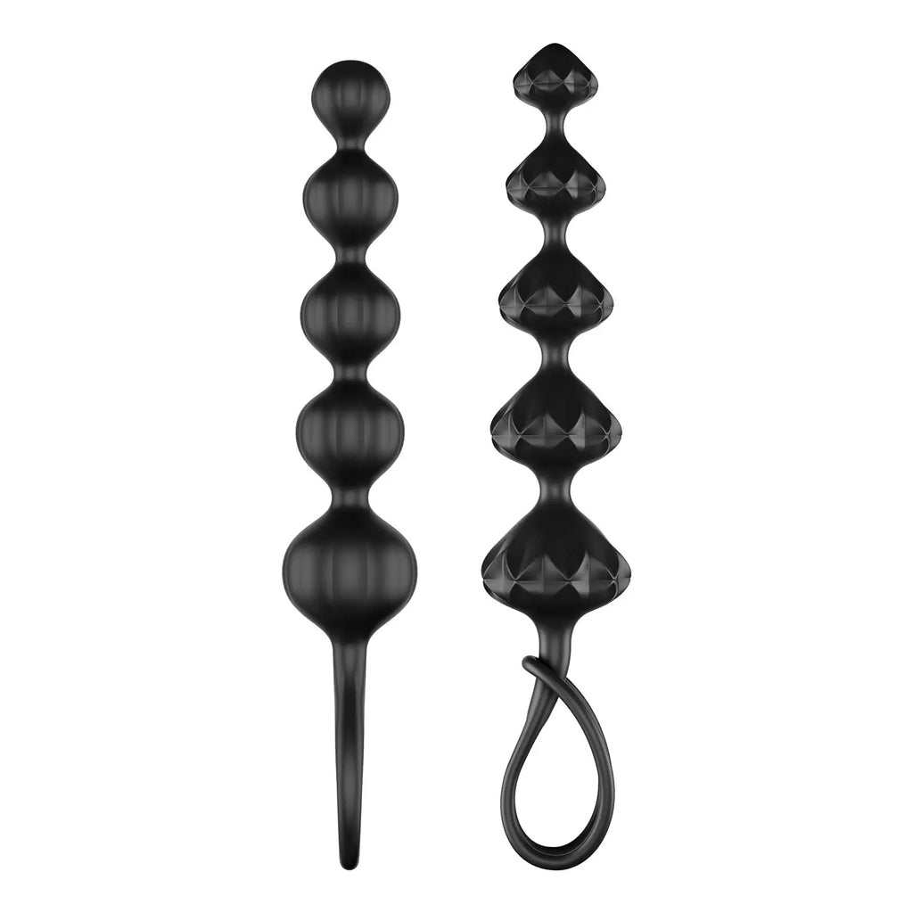 Satisfyer Love Beads Soft Silicone Anal - Black