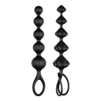 Satisfyer Love Beads Soft Silicone Anal - Black