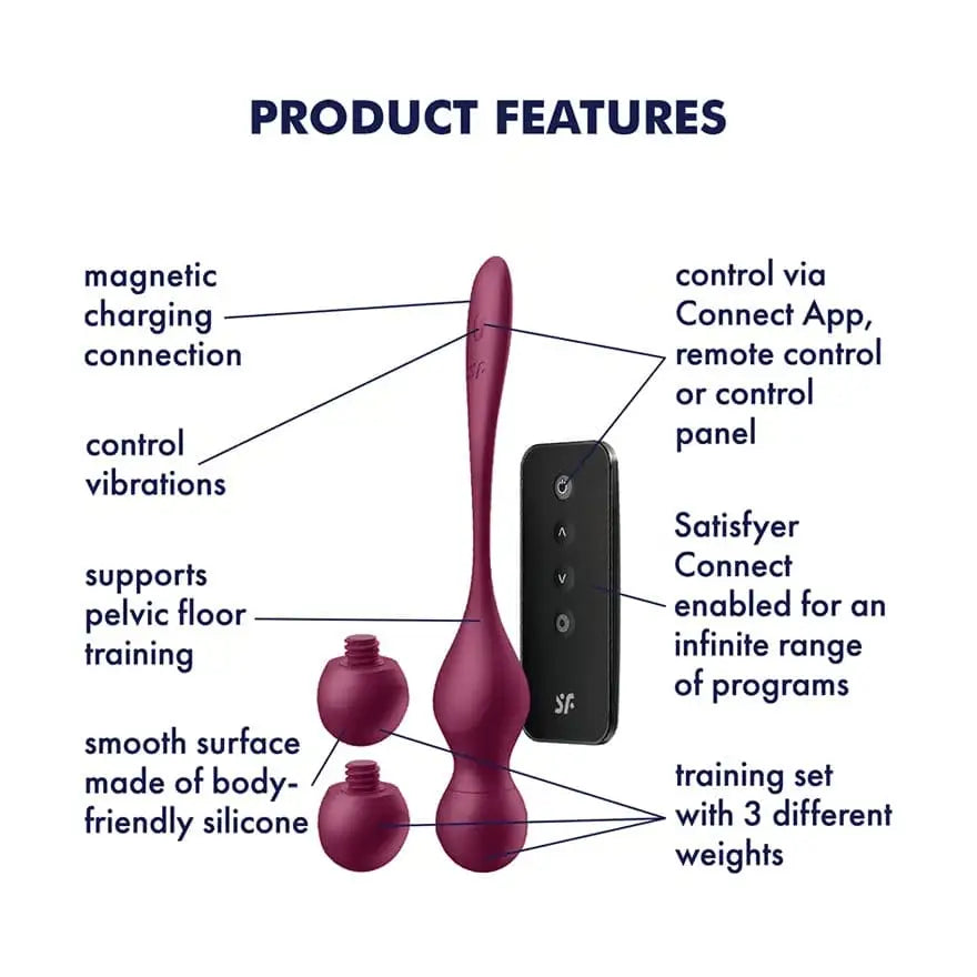 Satisfyer Love Birds Vary Remote Vibrating Kegel Balls - Rolik®