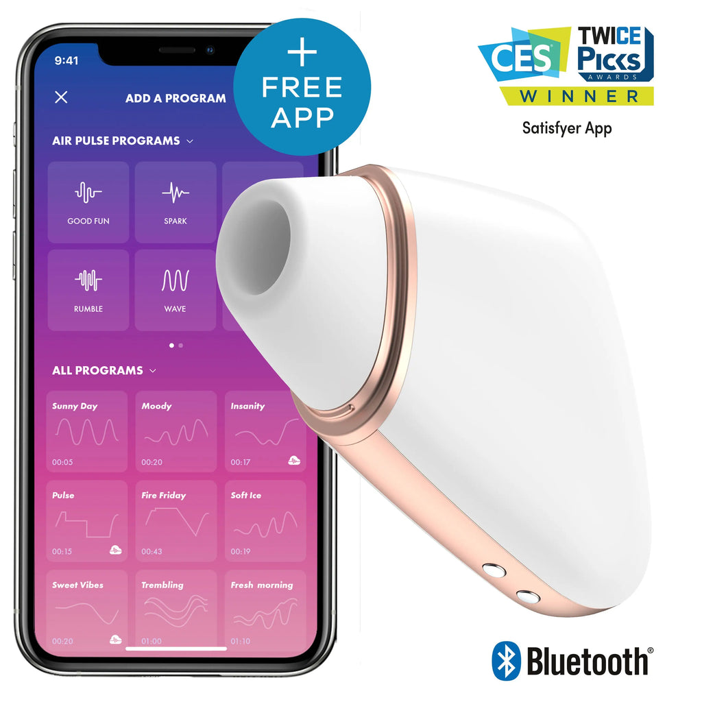 Satisfyer Love Triangle Smart Air Pulse Stimulator & Vibrator