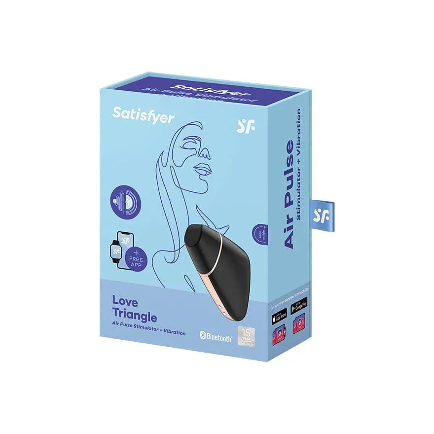 Satisfyer Love Triangle Smart Air Pulse Stimulator & Vibrator - Rolik®