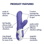 Satisfyer Magic Bunny Dual-Motor Rabbit Vibrator Purple
