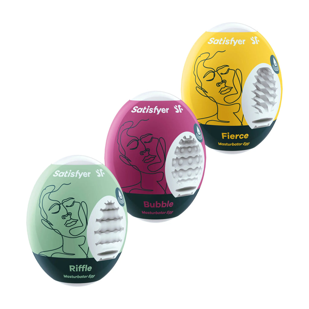 Satisfyer Single Use Masturbator Egg 3 - Piece Set