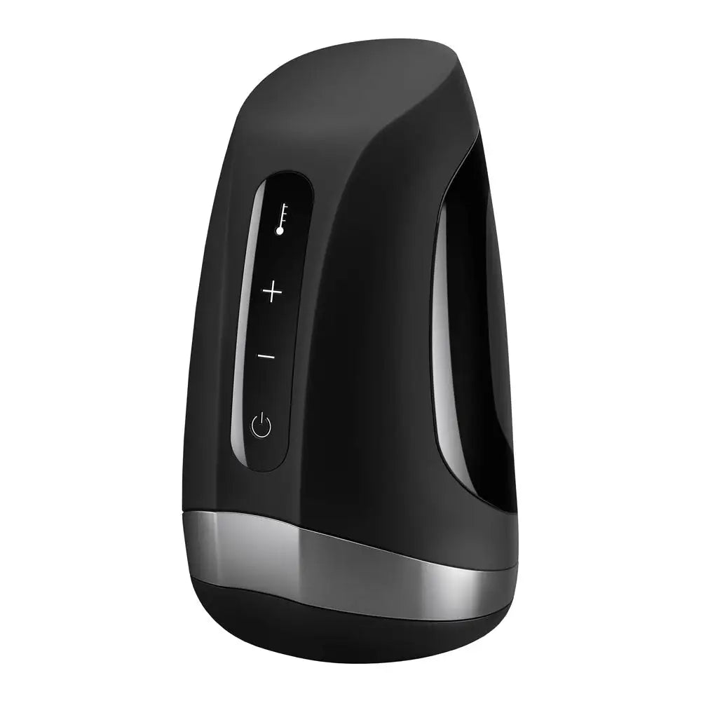 Satisfyer Men Heat Vibrating Masturbator - Black