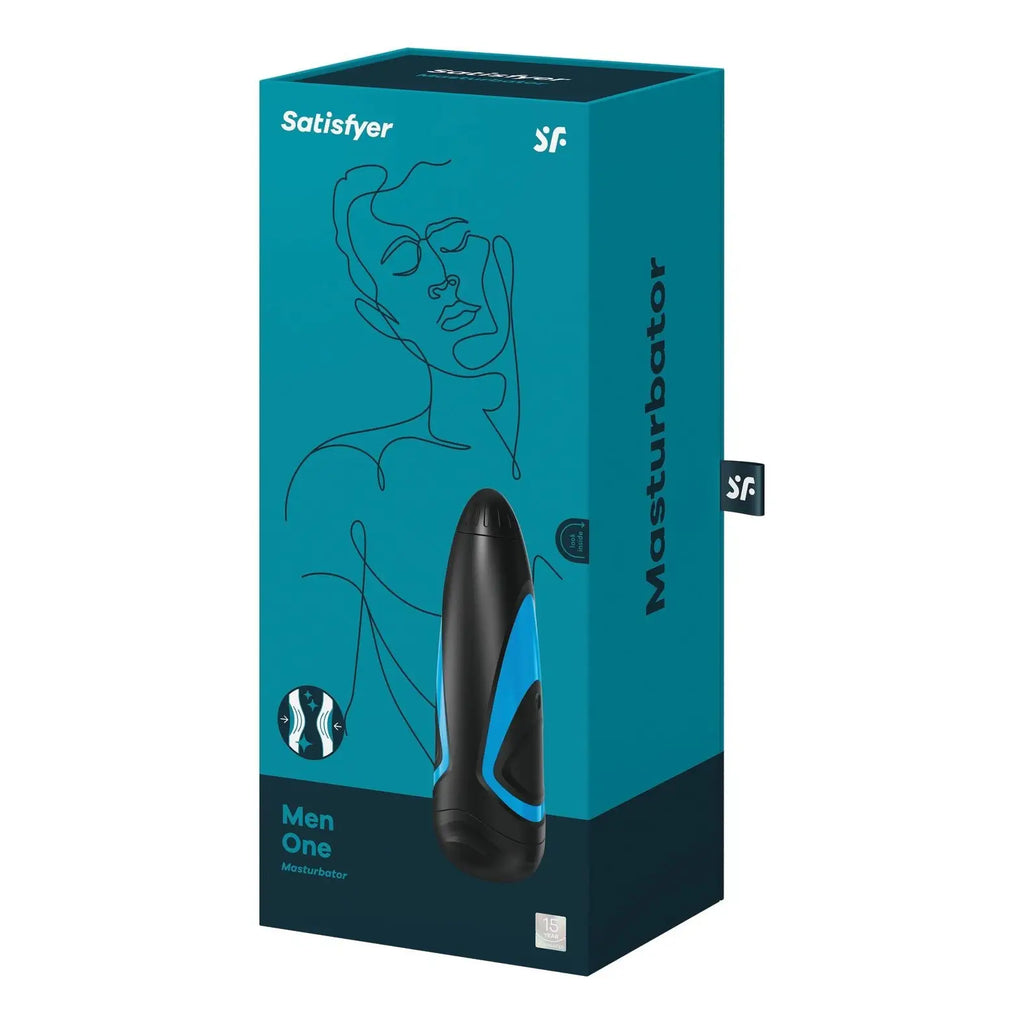 Satisfyer Men One Reusable Masturbator - Black