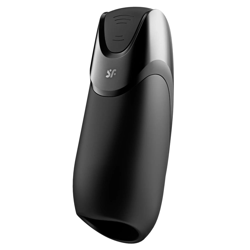 Satisfyer Men Vibration + Smart Masturbator Sleeve - Black