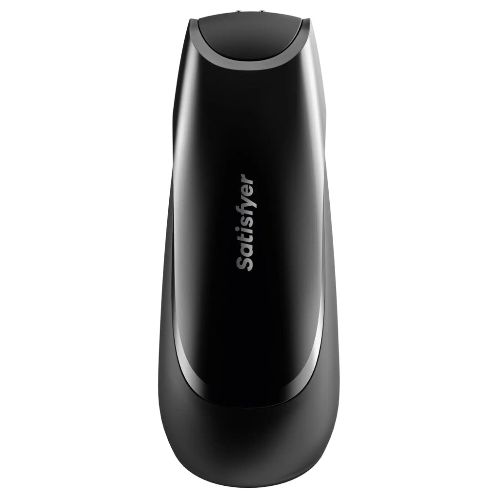 Satisfyer Men Vibration + Smart Masturbator Sleeve - Black