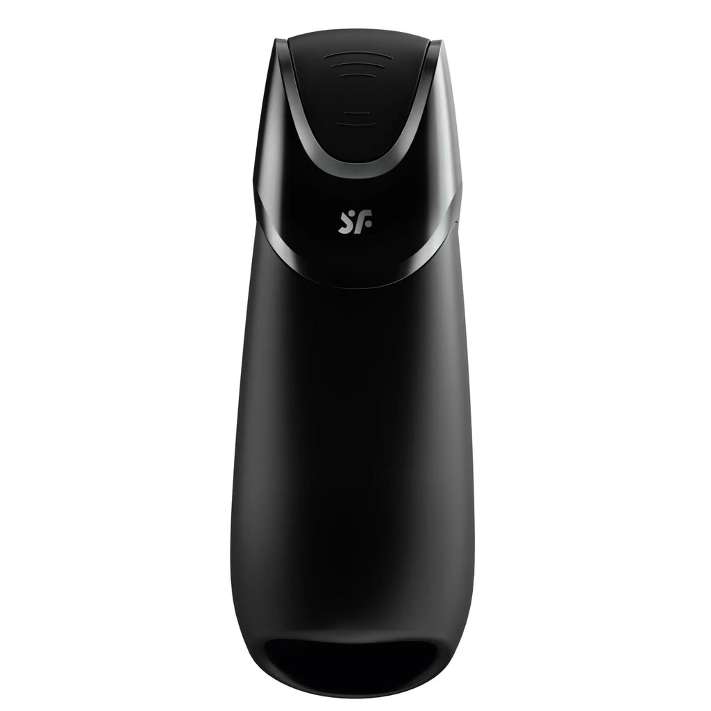 Satisfyer Men Vibration + Smart Masturbator Sleeve - Black