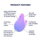 Satisfyer Mermaid Vibes Double Air Pulse Vibrator - Rolik®