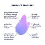Satisfyer Mermaid Vibes Double Air Pulse Vibrator - Rolik®
