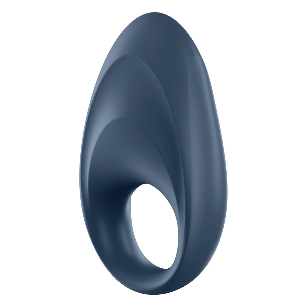 Satisfyer Mighty One Ring Smart Vibrating C - Blue - C-Ring