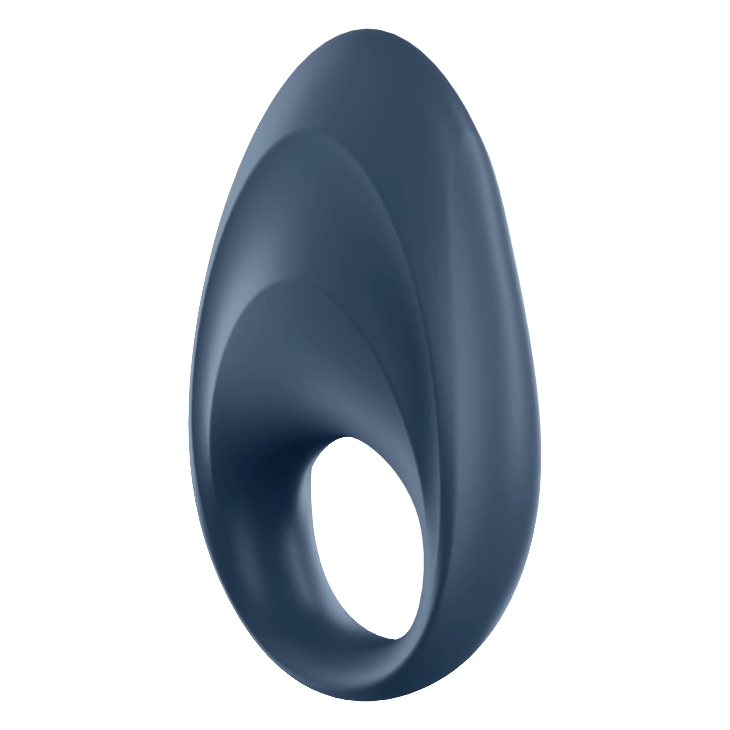 Satisfyer Mighty One Ring Smart Vibrating C - Blue - C-Ring