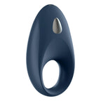 Satisfyer Mighty One Ring Smart Vibrating C - Blue - C-Ring