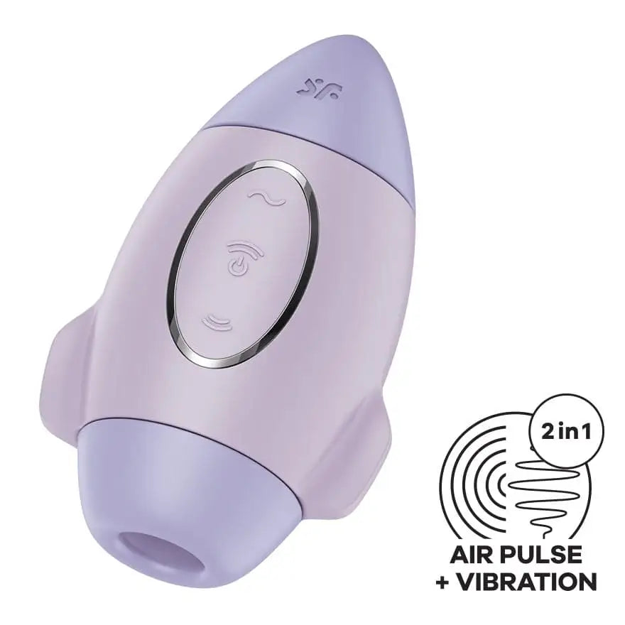Satisfyer Mission Control Double Air Pulse Vibrator Violet - Rolik®