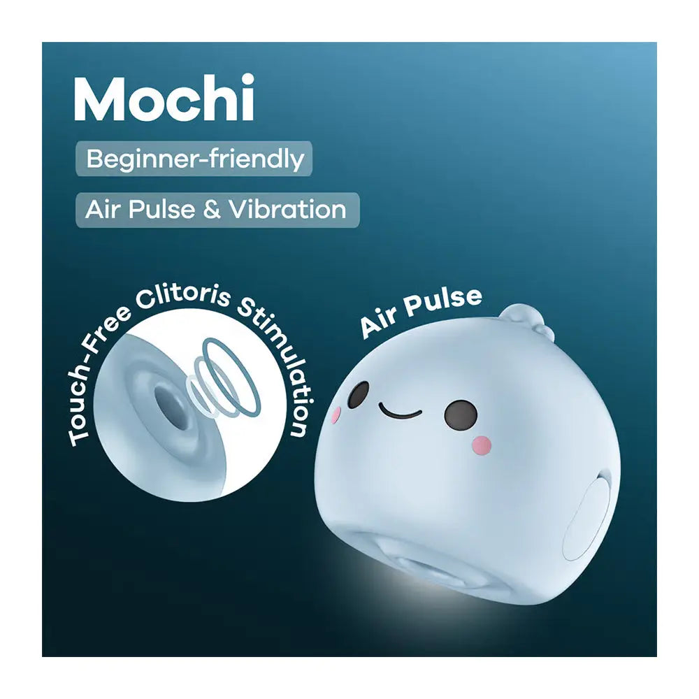 Satisfyer Mochi Air Pulse & Vibration Toy Light Blue
